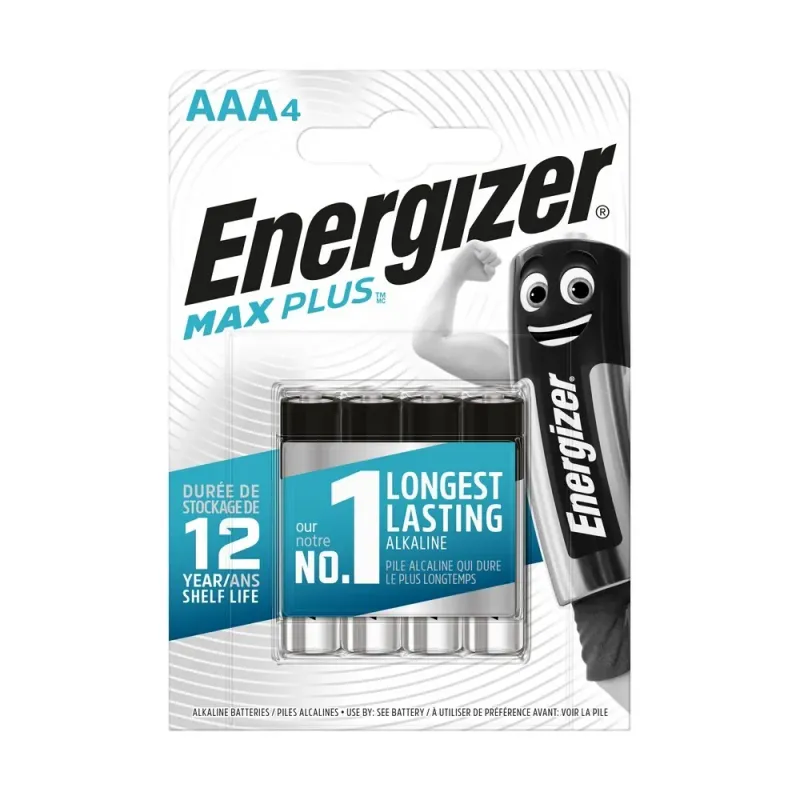 Set 4 Baterii Energizer Max Plus Alk AAA LR03 BP4