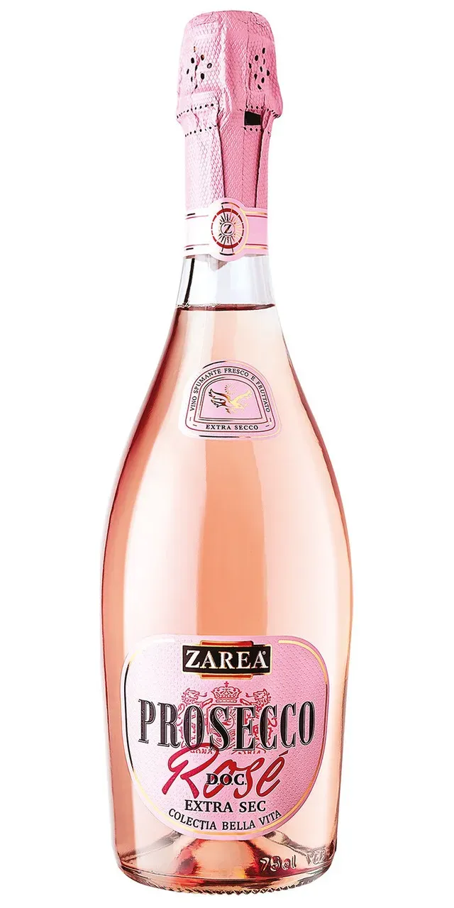 Prosecco rose extra sec Zarea Bella Vita D.O.C., 0.75 l