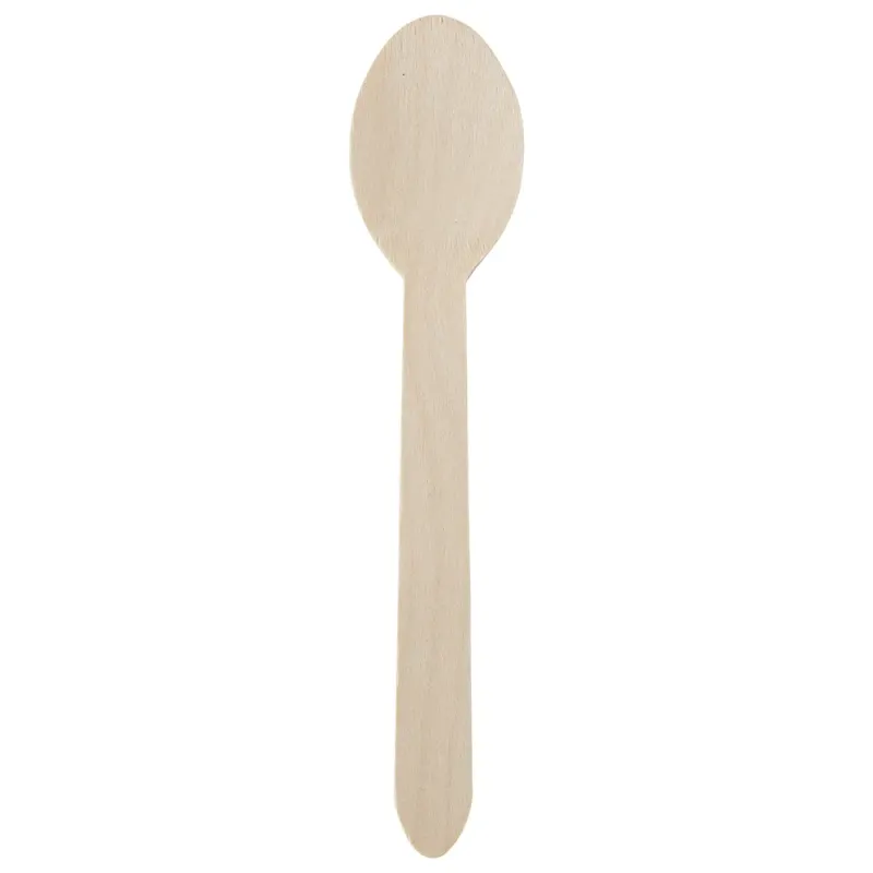 Set linguri de unica folosinta Actuel Ecofriendly, 10 bucati, lemn