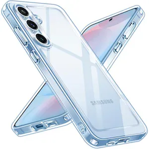 Husa Anti soc, transparenta compatibila cu Samsung Galaxy S25