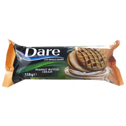 Biscuiti cu crema de unt de arahide 158g