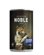 Hrana umeda pentru caini adulti Noble 3 feluri de carne, pui, vita si porc, 1240 g