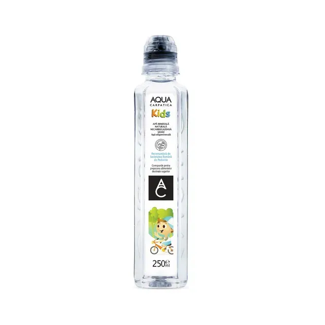 Apa plata Aqua Carpatica Kids, 0.25 l