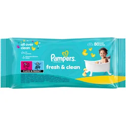 Servetele umede Fresh Clean, 80 buc.