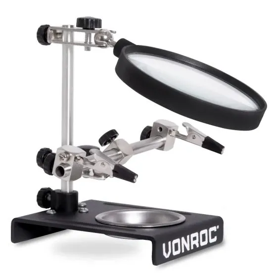 Suport universal pistoale de lipit VONROC, SG801AA, cu lupa