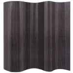Paravan de camera din bambus, vidaXL, 250 x 165 cm, Gri