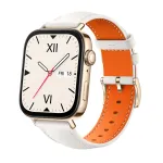 Smartwatch Huawei Watch Fit 3, Gold Body, White Leather Strap
