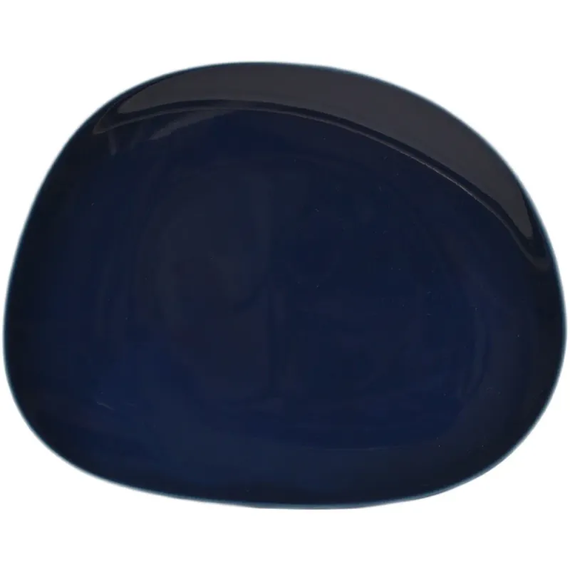 Farfurie pentru desert Apulum, portelan, 21 cm, cobalt