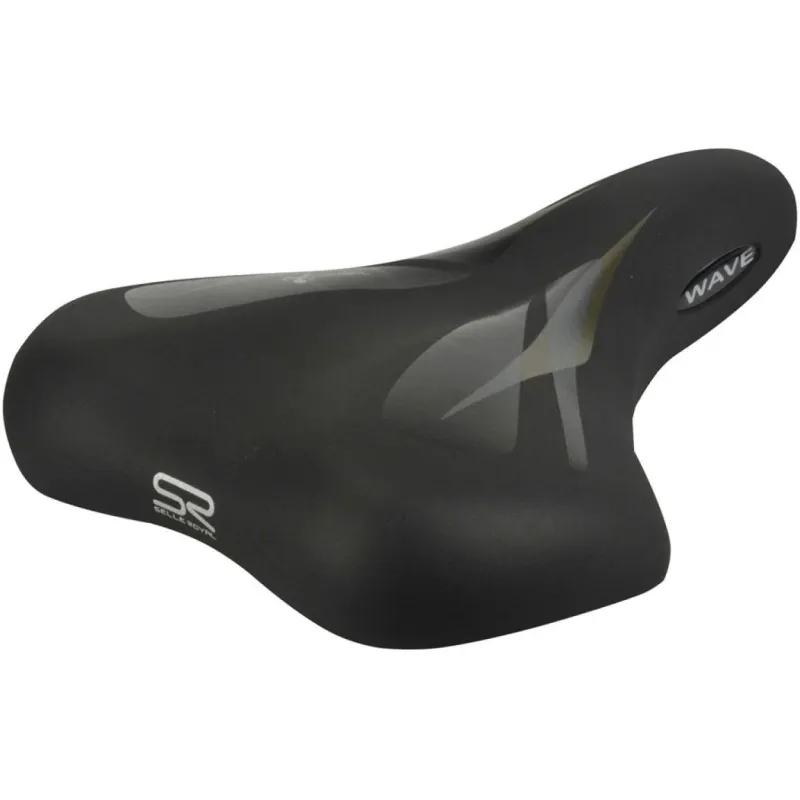 Sa bicicleta pentru femei, cu gel, Trekking, Selle Royal,, ajuta la o postura optima, adaptata anatomiei femeilor, negru