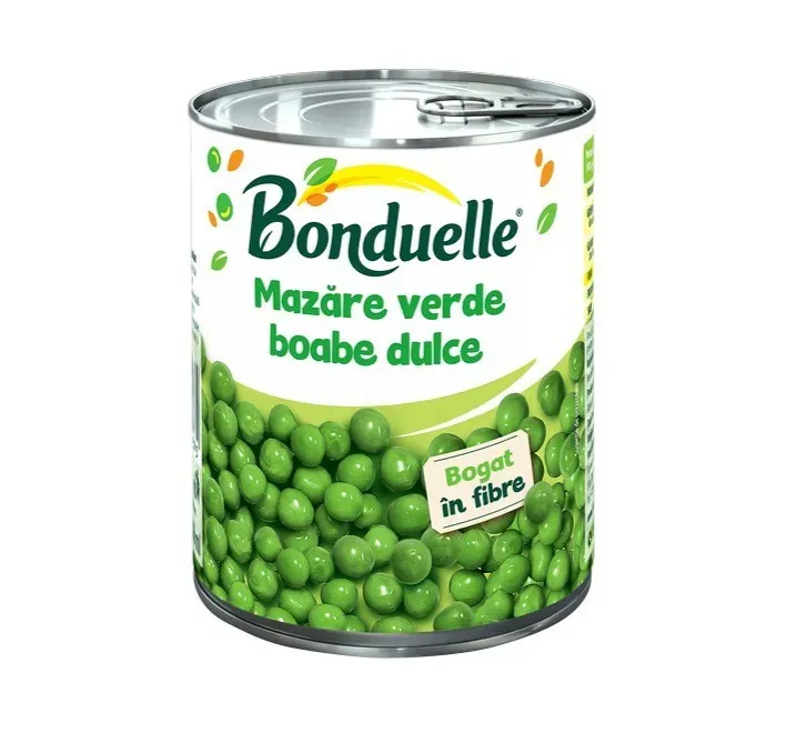 Mazare verde boabe Bonduelle, dulce, 800 g