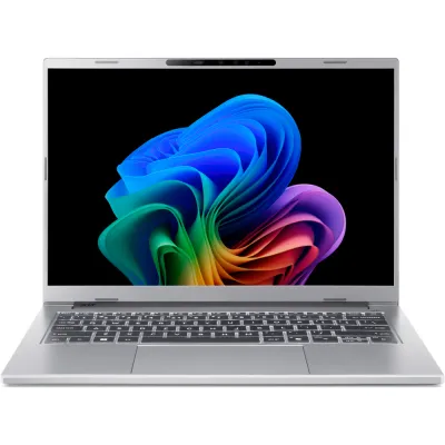 Laptop ACER Aspire 14 AI OLED A14-61M-R6Y9, AMD Ryzen AI 7 350 pana la 5.1GHz, 14" WUXGA, 32GB, SSD 1TB, AMD Radeon 860M, Free Dos, Pure Silver