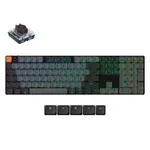 Tastatura Mecanica Wireless Keychron K5 QMK Version 2, Bluetooth 5.2, Shine-Through, RGB LED, Hot-Swappable, Low Profile 2.0 Mechanical Switch Brown
