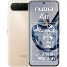 Smartphone ZTE Nubia Air 5G, 1.5K AMOLED, 256GB, 8GB RAM, Dual SIM, 50MP AI Camera, Titanium Desert