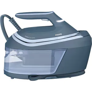 Statie de calcat PHILIPS Seria 6000 PSG6042/20, 2400W, 550g/min, 1.8l, talpa SteamGlide Advanced, albastru