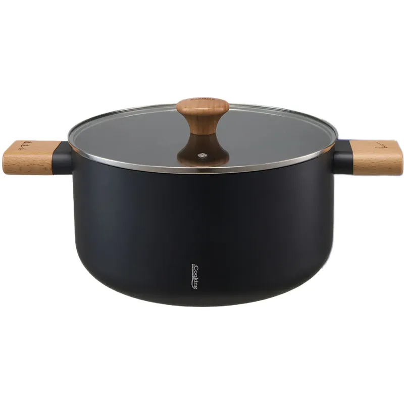 Oala cu capac Cooking by Heinner Samurai Gourmet by Rikito Watanabe, invelis ceramic, 24 x 12.5 cm, 5.3 l