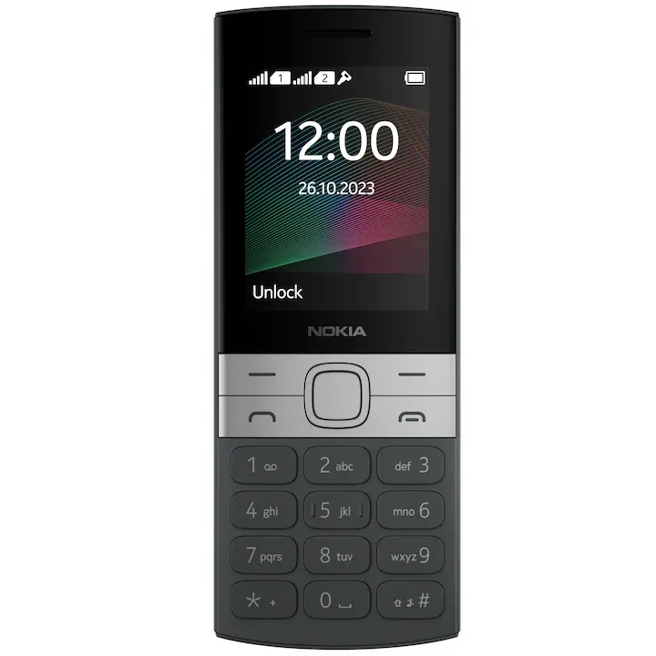 Nokia 150 (2023), Dual SIM, Black
