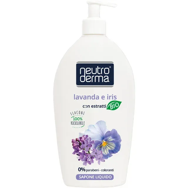 Sapun lichid Neutro derma Lavanda si Iris, 1000 ml