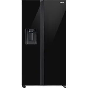 Side by Side SAMSUNG RS65DG54R32CEO, No Frost, 635 l, H 178 cm, Clasa E, Wi-Fi, Dozator apa, sticla neagra