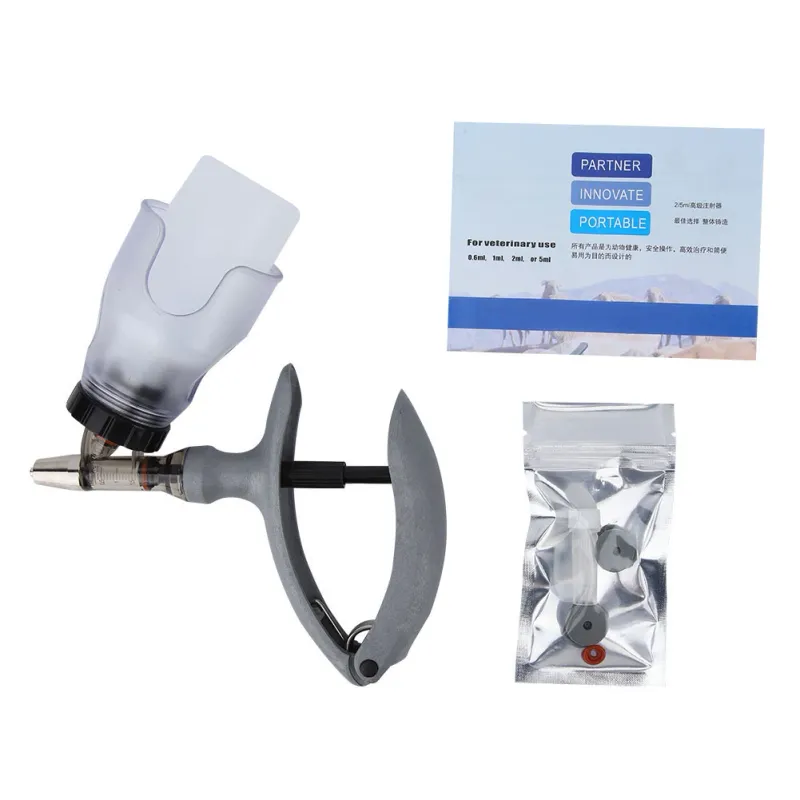 Seringa veterinara Jormftte pentru injectare continua, 2ml, pentru animale de ferma, usor de utilizat, dimensiune compacta