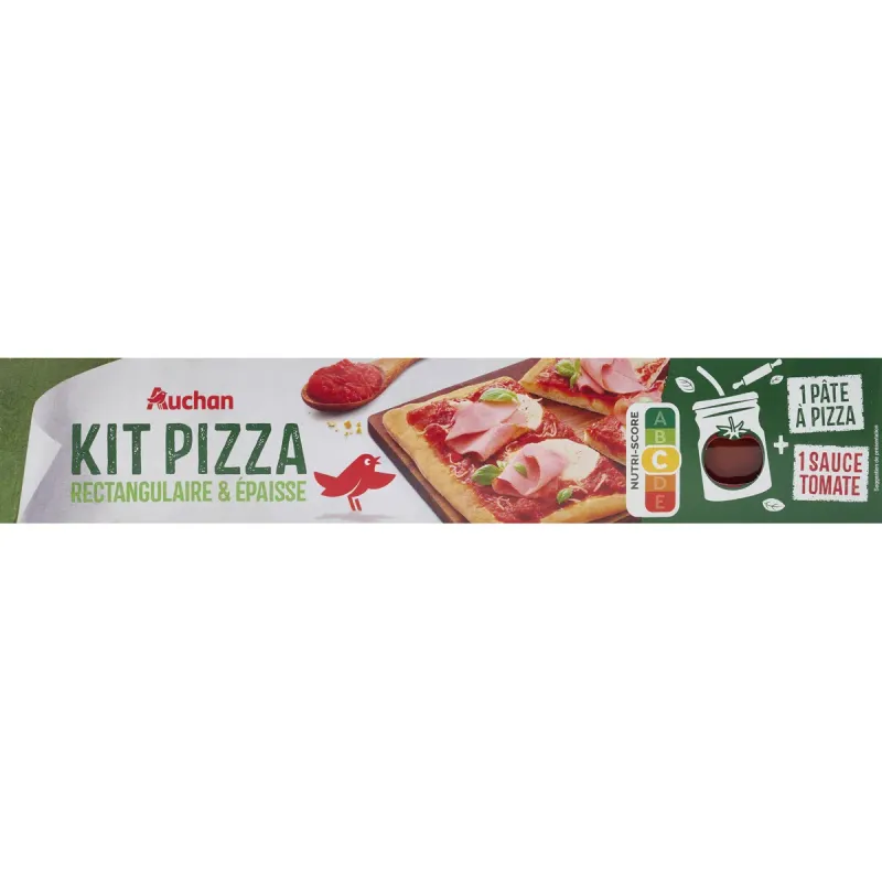 Kit pizza Auchan, 600 g