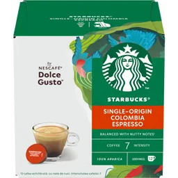 Cafea Espresso Single Origin Colombia, 12 capsule