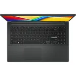 Laptop ASUS Vivobook Go 15 L1504FA-BQ1969, AMD Ryzen 5 7520U pana la 4.3GHz, 15.6" Full HD, 16GB, SSD 512GB, AMD Radeon 610M, Free Dos, Mixed Black