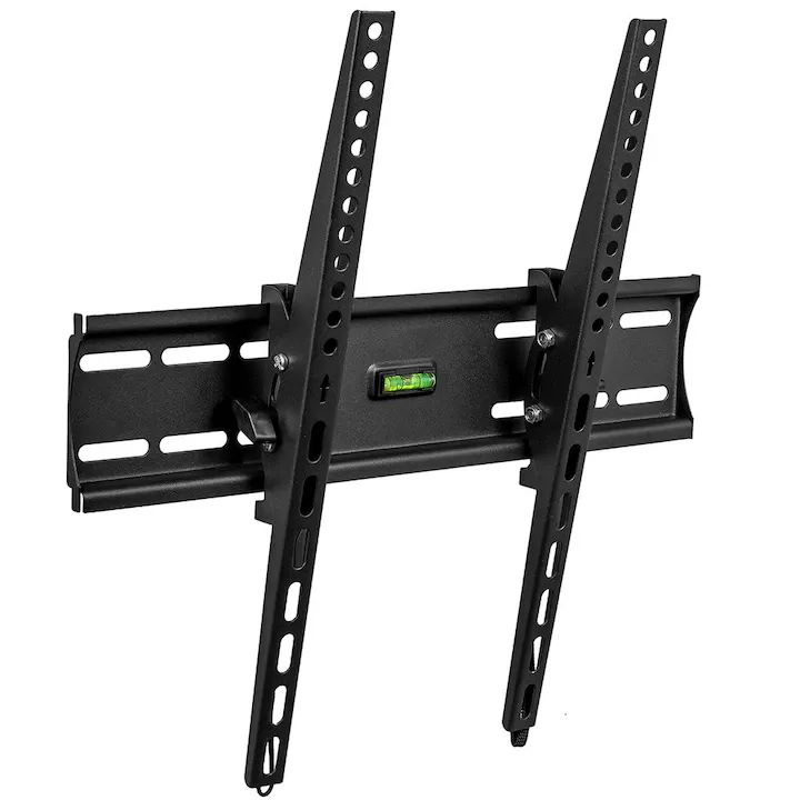 Suport TV de Perete, Universal, Diagonala 23”- 65” ( 56 - 163cm ), Max 45kg, Vesa 100x100 – 400x400, Negru, Sim Online®