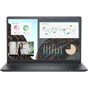 Laptop DELL Vostro 3530, Intel Core i5-1334U pana la 4.6GHz, 15.6" Full HD, 8GB, SSD 512GB, Intel UHD Graphics, Free Dos, Carbon Black