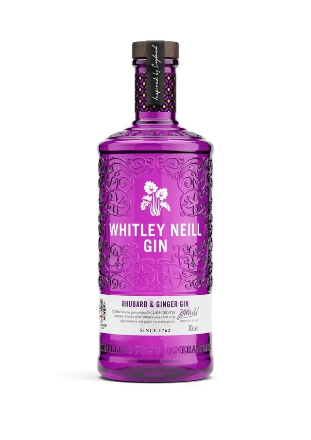 Gin Whitley Neill Rhubarb & Ginger, alcool 41.3%, 0.7 l