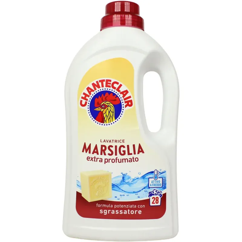 Detergent lichid pentru rufe Chanteclair Marsiglia, formula concentrata, 28 spalari, 1.26 l