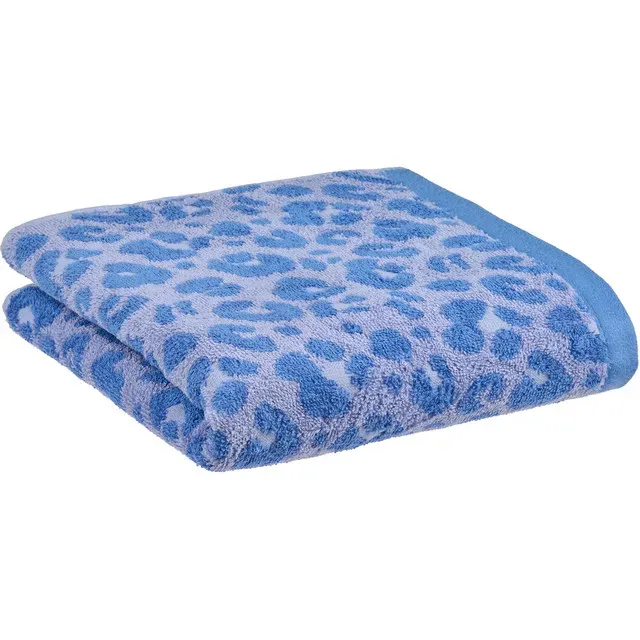Prosop Actuel Jacquard, bumbac, 70 x 140 cm, albastru