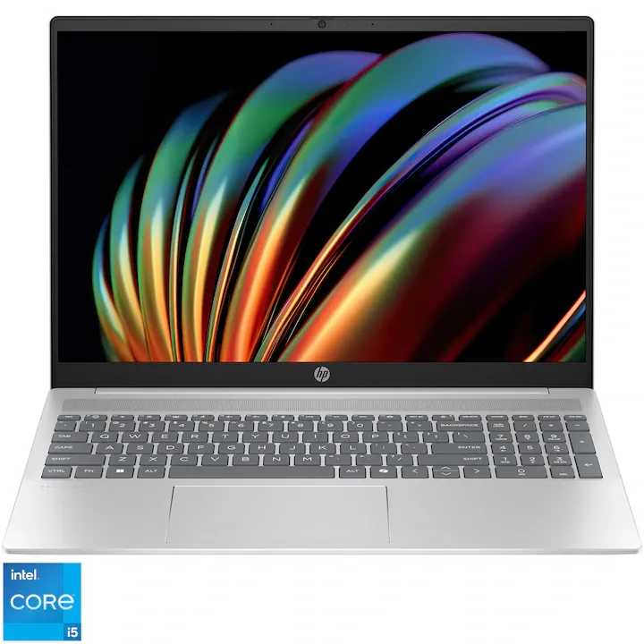 HP Pavilion Laptop 16-af0016nn cu procesor Intel® Core™ i5-1334U pana la 4.6GHz, 16'', 2K, OLED, 16GB LPDDR5X RAM, 1TB SSD, Intel® Iris® Xᵉ Graphics, Windows 11 Home, Natural silver aluminum