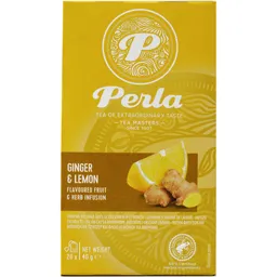 INfuzie cu fructe, ghimbir si aroma de lamaie 20x2g