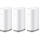Sistem WiFi Mesh Huawei WS8100-23 (3 pack ), AX3000, WiFi 6 Plus, Gigabit, Dual Band, 2x2 MIMO, 256 MB RAM, cu acoperire completa pentru casa ~600mp