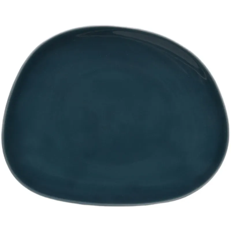 Farfurie pentru desert Apulum, portelan, 21 cm, bleumarin