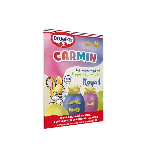 Vopsea oua gel Dr. Oetker Carmin multicolor Royal