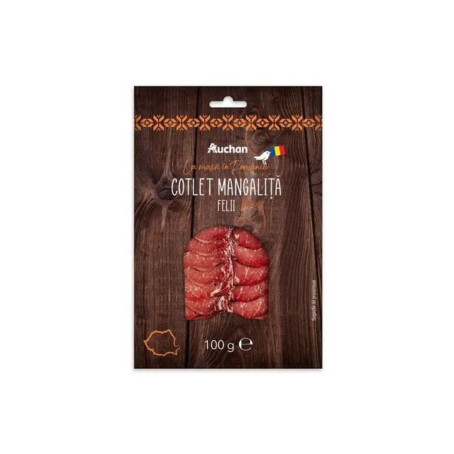 Cotlet de porc felii Auchan La Masa in Romania, 100 g