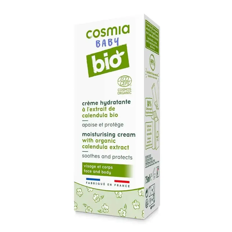 Crema hidratanta Baby Cosmia Bio, cu extract de galbenele, 75ml