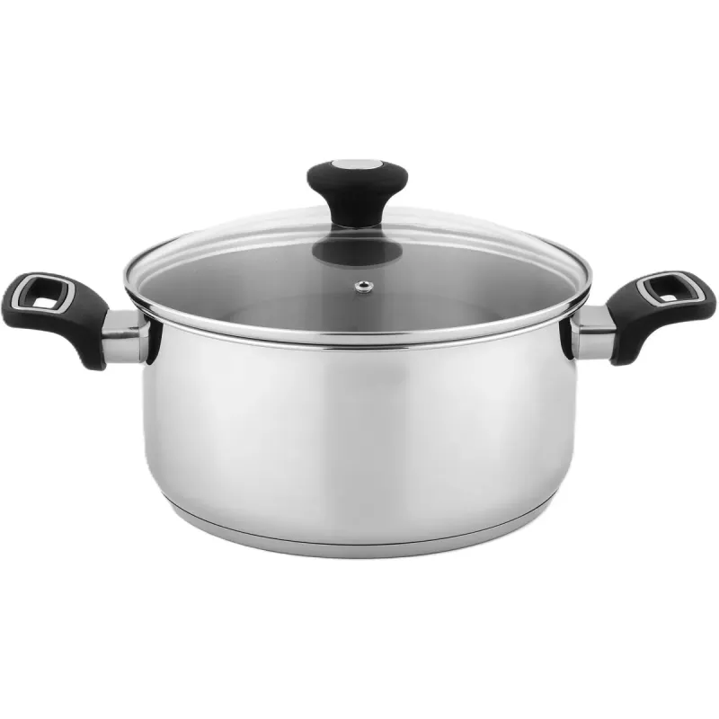 Cratita cu capac Actuel Gevi9, inox, 24 cm, 5 l
