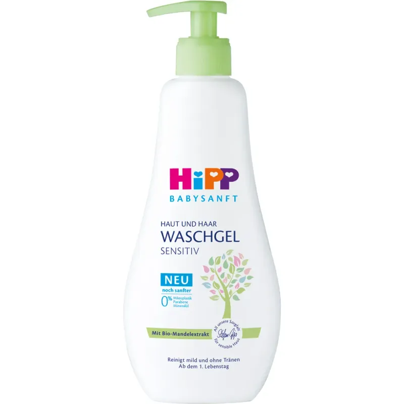 Gel de dus si sampon Hipp Babysanft, 400 g