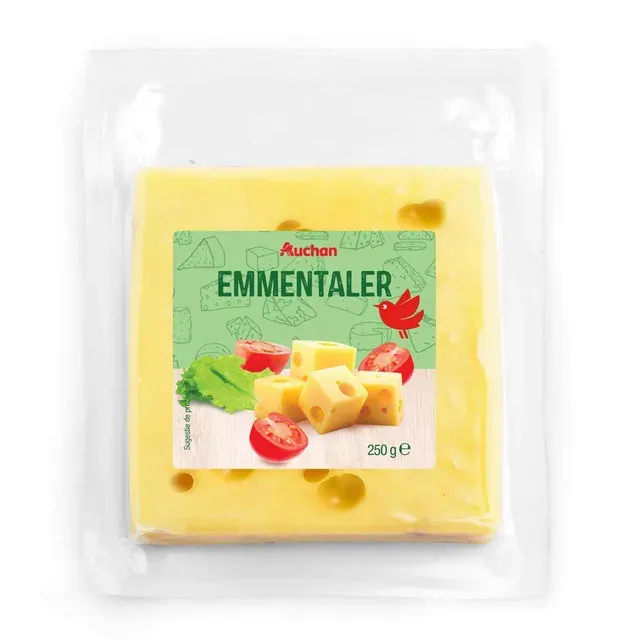 Branza Emmentaler Auchan, 250 g