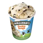Inghetata Ben & Jerry's cu aroma de vanilie si fulgi de ciocolata, 465 ml