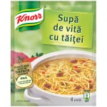 Baza pentru mancare supa cu taitei si gust de vita Knorr, 59 g