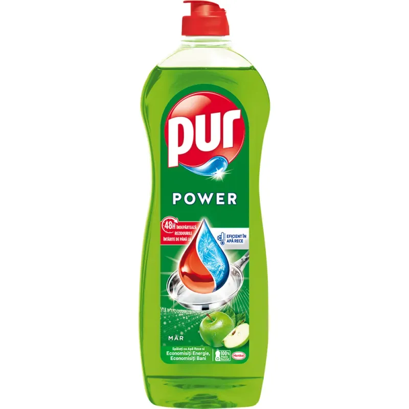 Detergent de vase Pur Power Apple, 750 ml