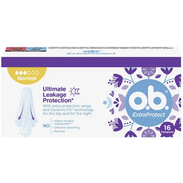 Tampoane OB Extra Protect Normal, 16 bucati