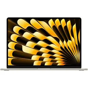 Laptop APPLE MacBook Air 15 mw1j3ro/a, Apple M4, 15.3" Retina Display, 16GB, SSD 256GB, 10-core GPU, macOS Sequoia, Starlight, Tastatura layout INT, Manual RO
