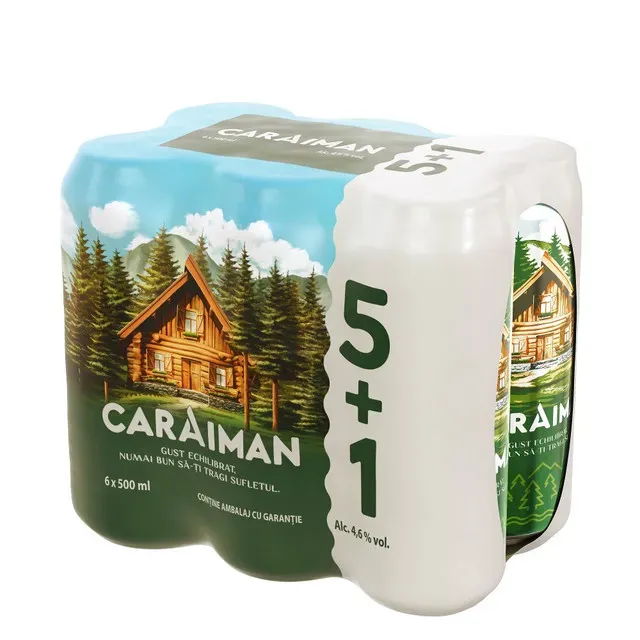 Bere blonda Caraiman, 5+1 x 0.5 l