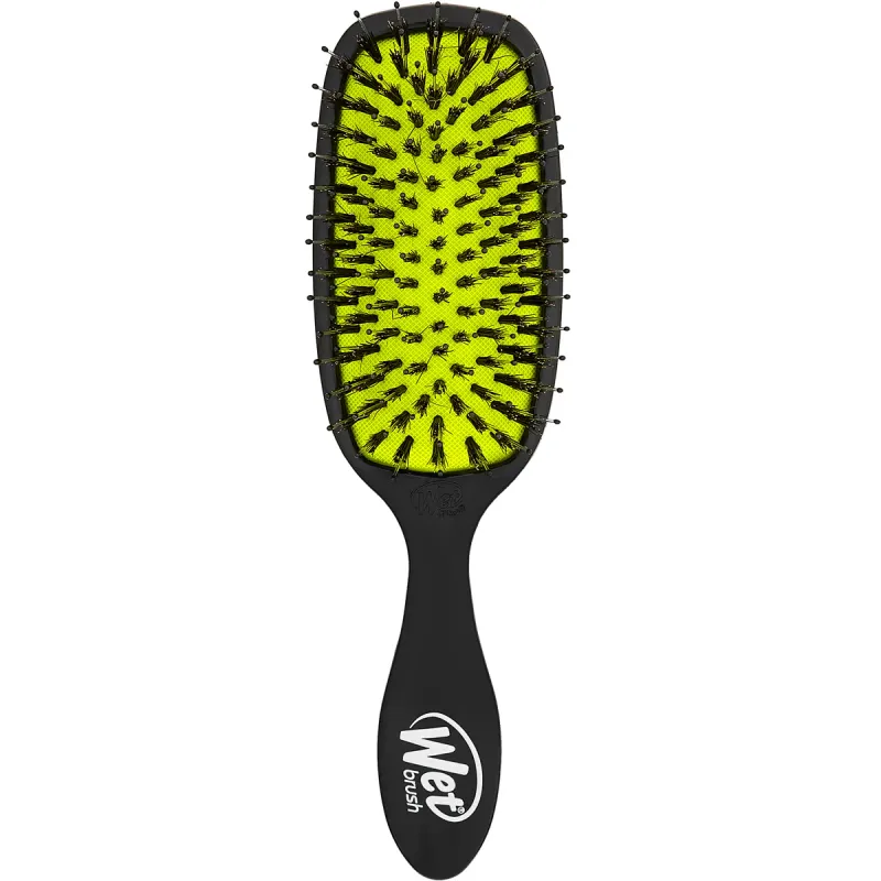 Perie de par pentru stralucire Wet Brush Shine Enhancer, negru