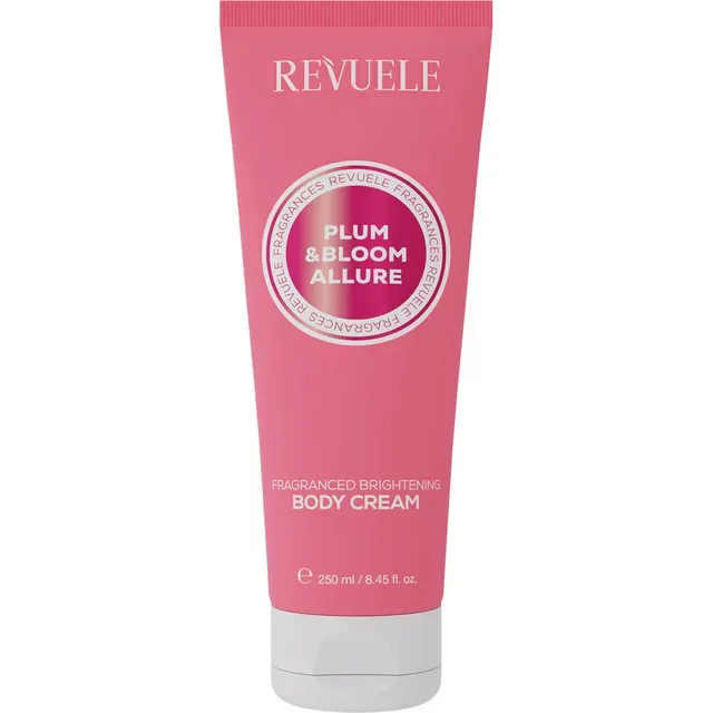 Crema iluminatoare pentru corp Revuele Plum & Bloom Allure, 250 ml