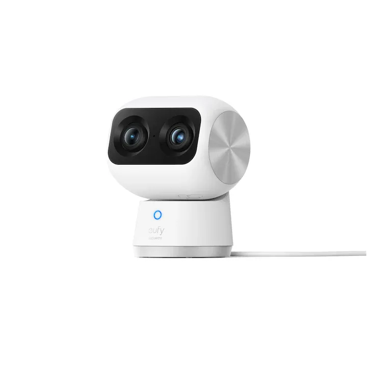 Camera de supraveghere eufy S350 Dual Camera PTZ, Rezolutie 4K UHD, 8× Zoom, Wi-Fi 6, AI